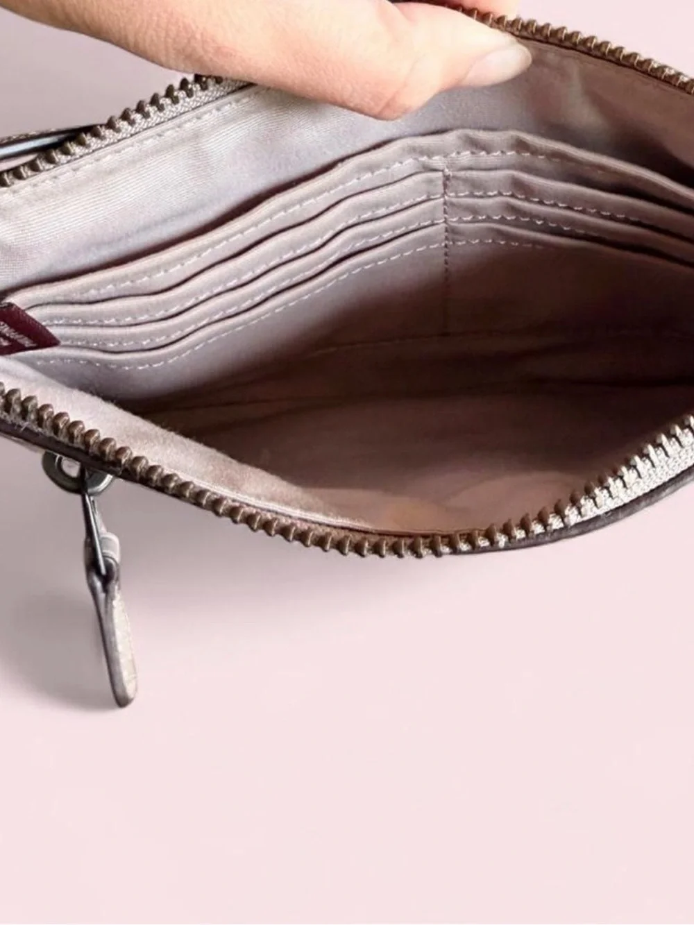 Coach Mickie wristlet/mini purse